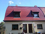 Dachsanierung Wohnhaus als Tonnendach